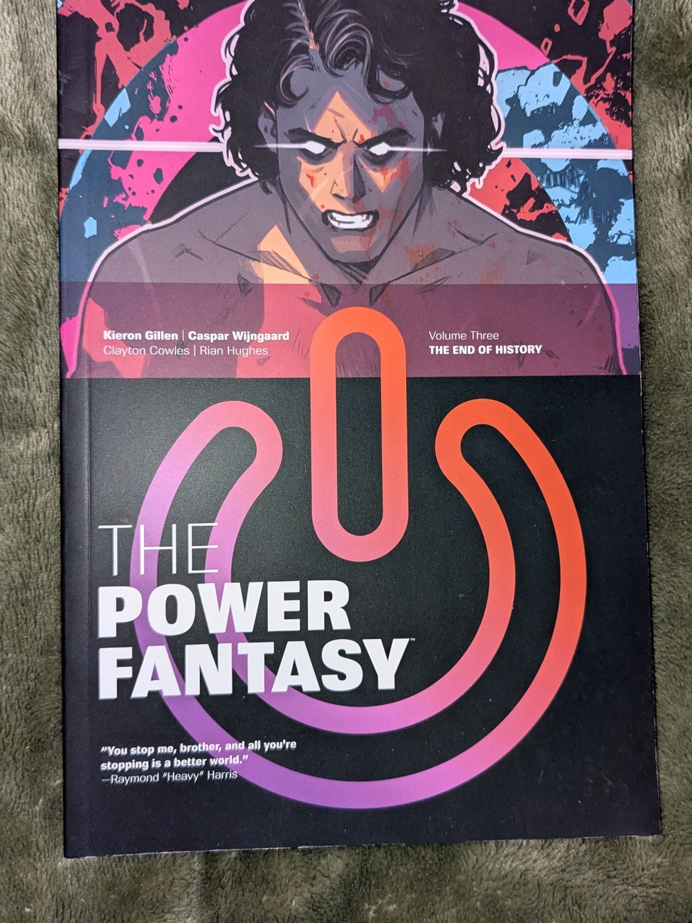 The Power Fantasy Volume Three Graphic Novel - Bold Neon Cover
